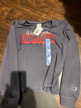Champion Washington Capitals Pullover Hoodie in Dark Brown with Red Graphics